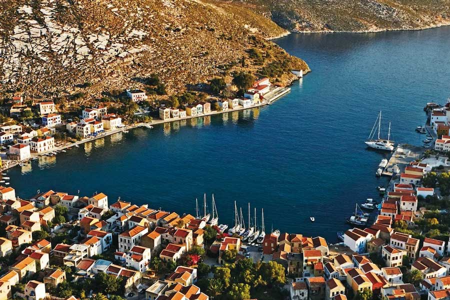 Kastelorizo isola del Dodecanneso in Grecia