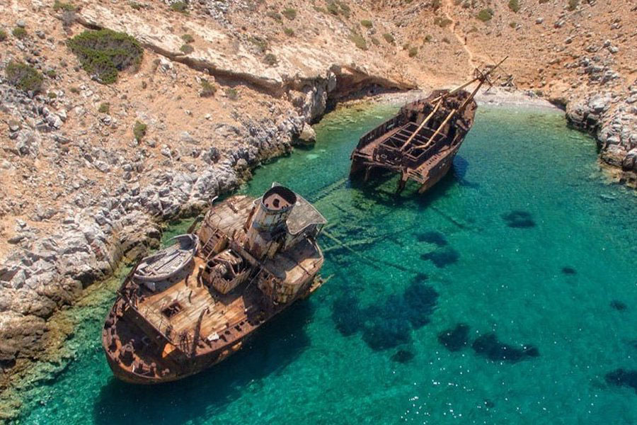 isole delle Piccole Cicladi in Grecia