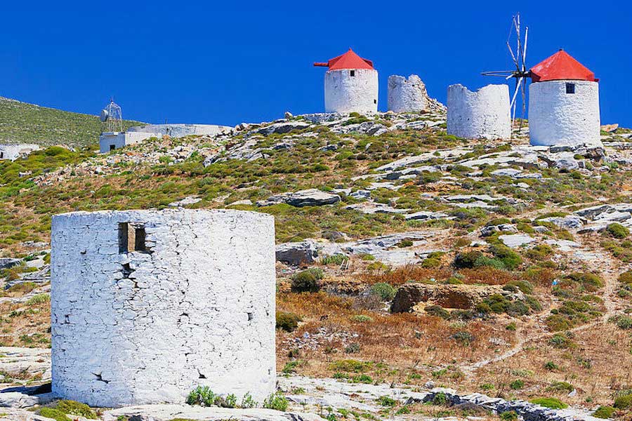 Amorgos isola delle Piccole Cicladi in Grecia