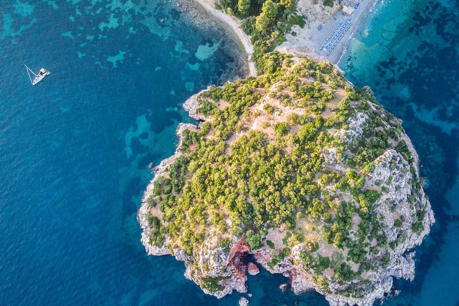 Skopelos isola delle Sporadi in Grecia